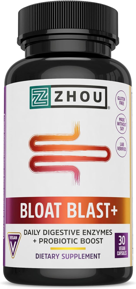 zhou-nutrition-bloat-blast-digestive-enzymes-with-probiotics---bloating-relief-reduce-water-retention-improve-digestive-health---vegan-non-gmo-gluten-free---30-servings-1