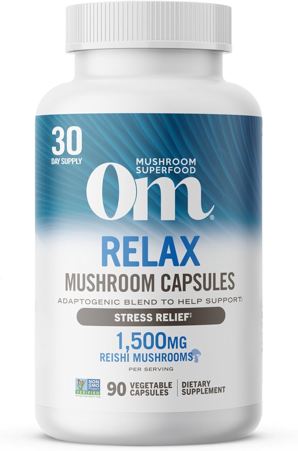 90-count-om-mushroom-superfood-relax-capsules-with-reishi-mushrooms-ashwagandha-gaba-l-theanine-magnesium---adaptogens-for-stress-support---30-days-supply-formerly-gently-zen-1