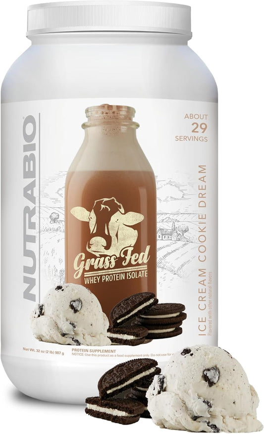 nutrabio-grass-fed-whey-isolate-protein-powder---ice-cream-cookie-dream-flavor---2-pounds-29-servings---sugar-free-lean-muscle-supplement-1