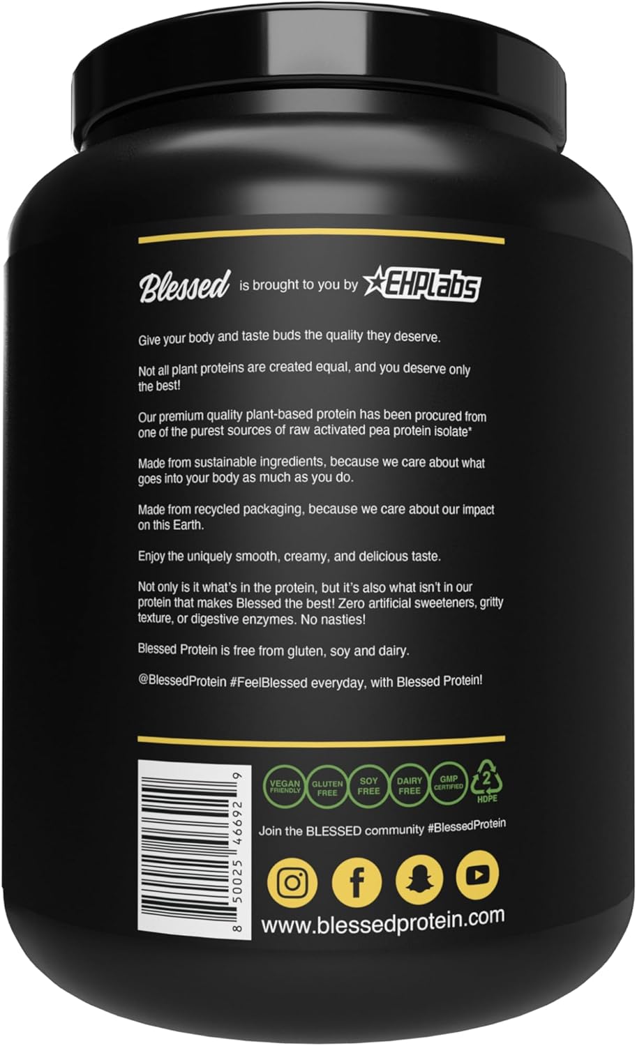 organic-vegan-protein-powder---plant-based-meal-replacement-shake-23g-pea-protein-dairyglutensoy-free-no-added-sugar---30-servings-banana-bread-8