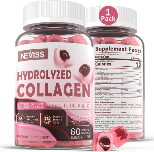 hydrolyzed-collagen-peptides-gummies-800mg-sugar-free-with-multi-peptides-type-i-ii-iii-v-x-biotin-keratin-and-vitamins-for-healthy-skin-hair-nails-bone-joint-support---1-pack-1