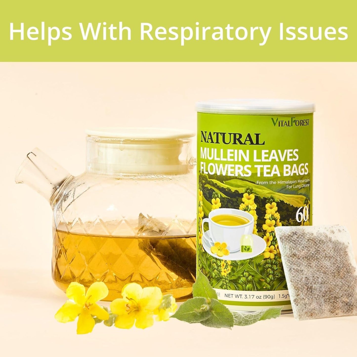 organic-mullein-leaf-tea-bags-for-lungs---detox-lung-cleanse-tea-for-smokers---respiratory-support-and-breathing-aid---caffeine-free-herbal-mullin-tea---60-count-5