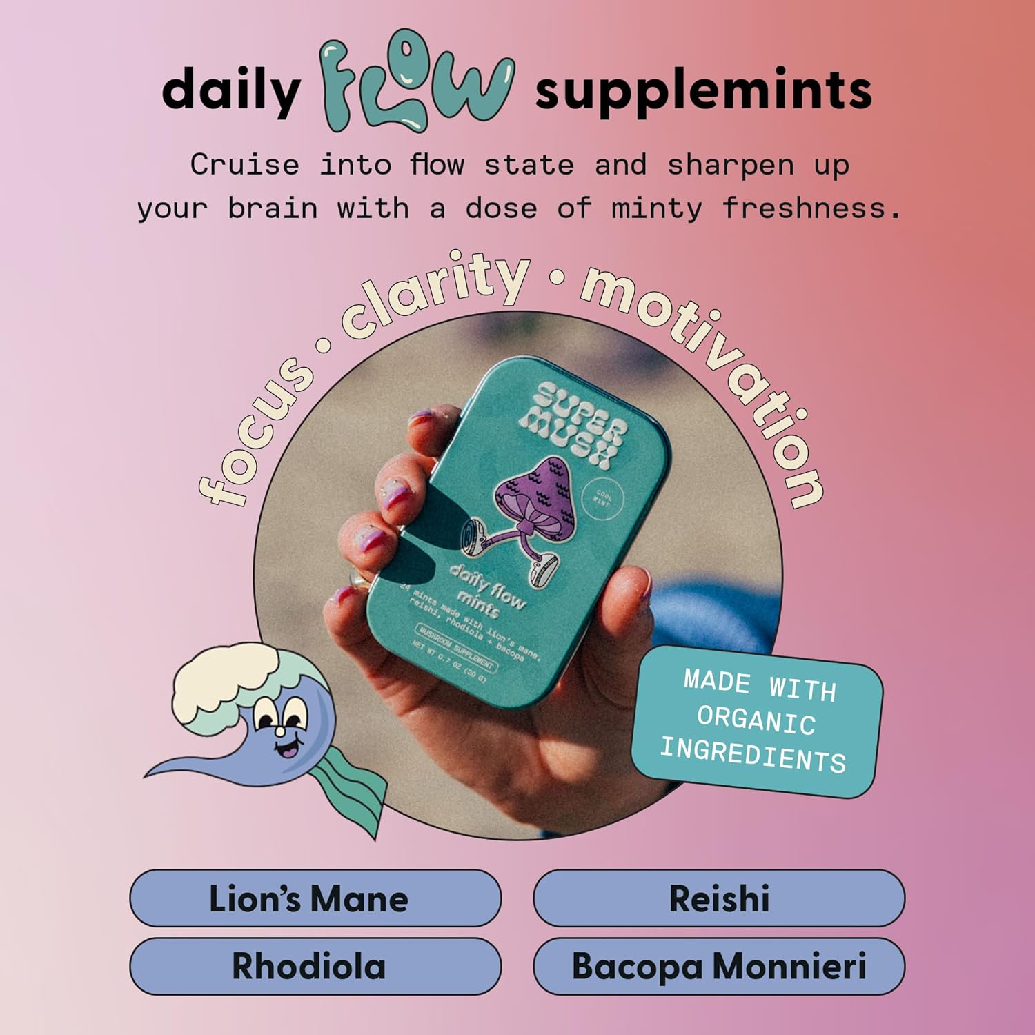 organic-supermush-daily-flow-and-focus-supplement-with-lions-mane-reishi-rhodiola-bacopa-monnieri-extract---20g-mint-flavor-2