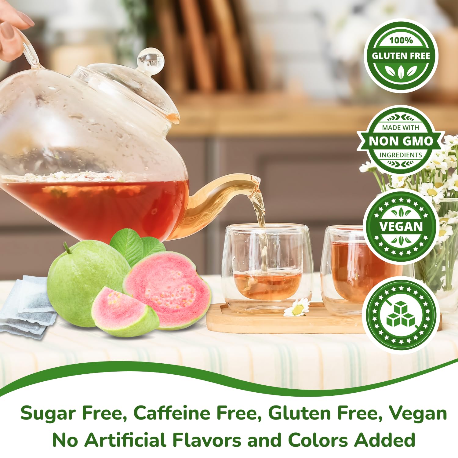 organic-guava-leaf-tea-bags---75-bags-of-handpicked-dried-guava-leaves---zero-sugar-non-gmo-caffeine-free-gluten-free---vegan-friendly-tea-5