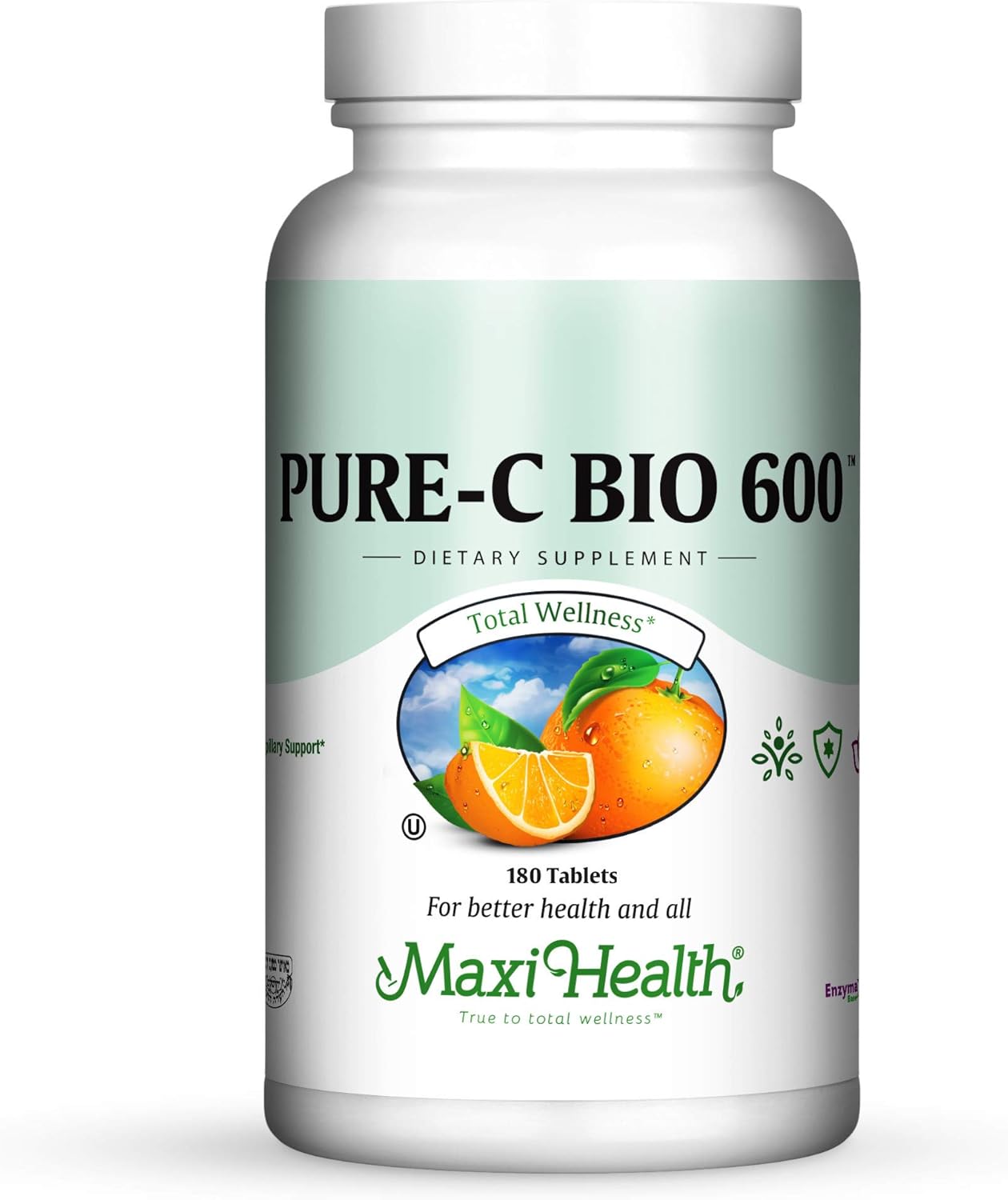 maxi-health-pure-c-bio-600-tablets-with-bioflavonoids-for-immune-capillary-support-180-ct---kosher-formula-1