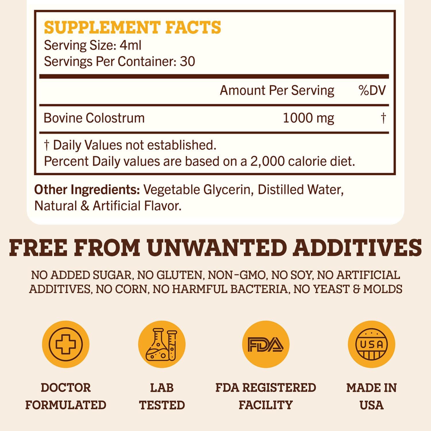 salted-caramel-liquid-bovine-colostrum-supplement-for-gut-health-immunity-energy---range-roots---supports-hair-skin-nails---30-servings-8