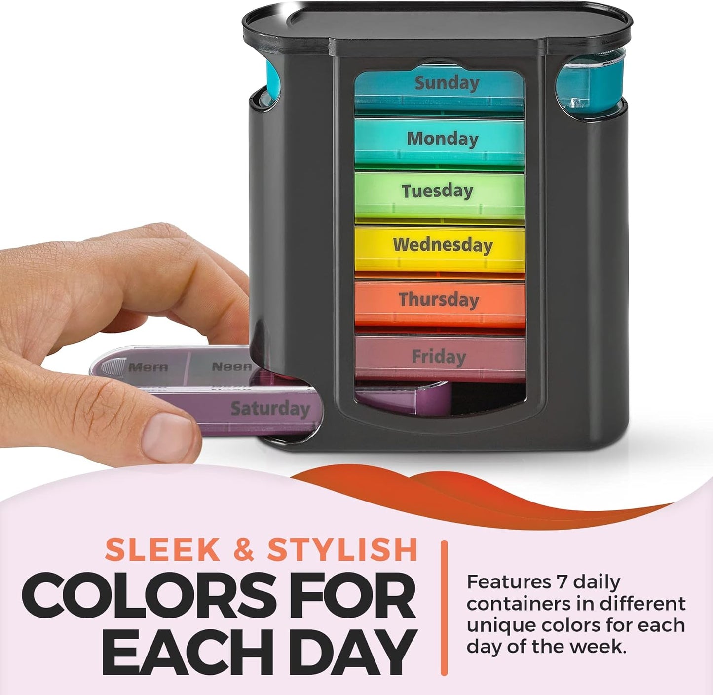 black-weekly-pill-organizer-with-7-stackable-compartments---1-dispenser-for-morning-noon-evening-and-bedtime-doses-6