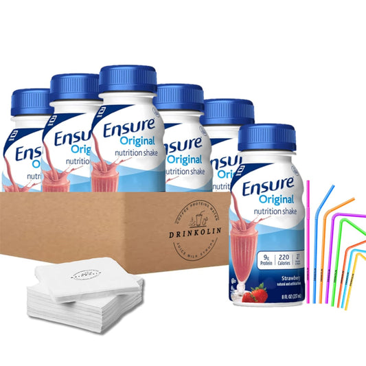 kaxilu-strawberry-nutrition-shakes---6-pack-with-drinkolin-straws-8-oz---packed-with-vitamins-and-minerals-for-a-healthy-boost-1