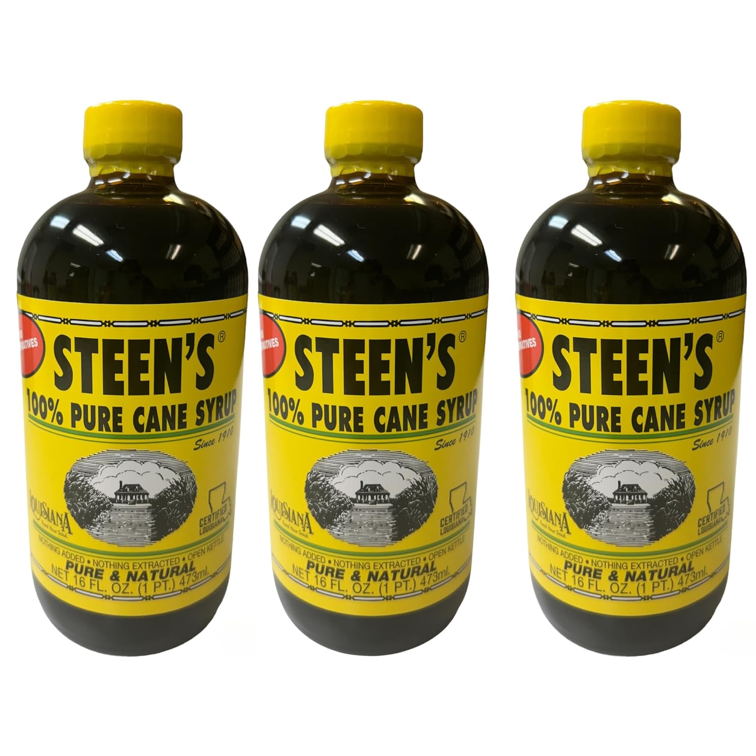 steens-100-pure-cane-syrup-16fl-oz-pack-of-3---natural-additive-free---authentic-louisiana-brand-trusted-for-a-century-1