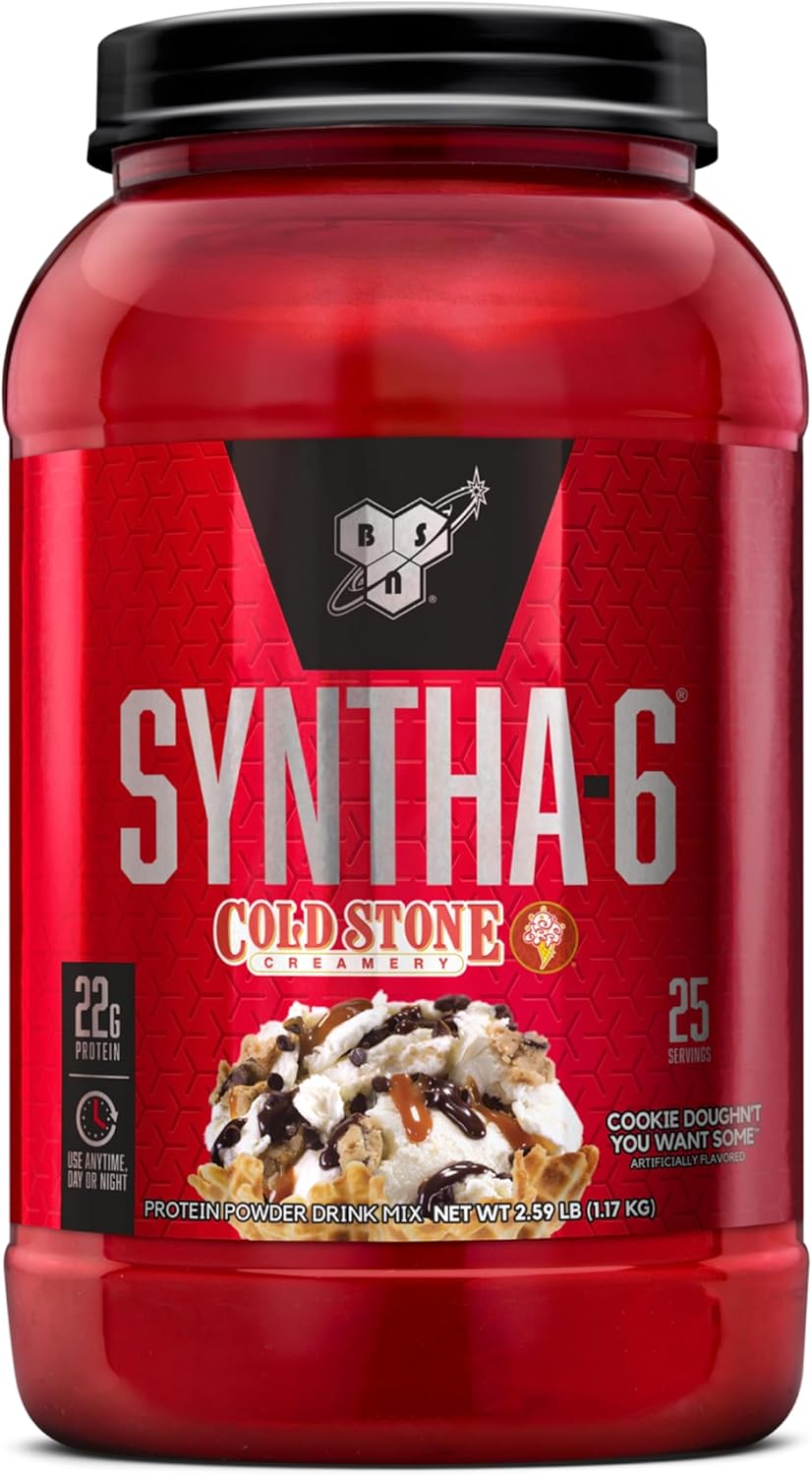 bsn-syntha-6-whey-protein-powder-with-cold-stone-creamery-cookie-dough-flavor---25-servings-of-micellar-casein-and-milk-protein-isolate-powder-1