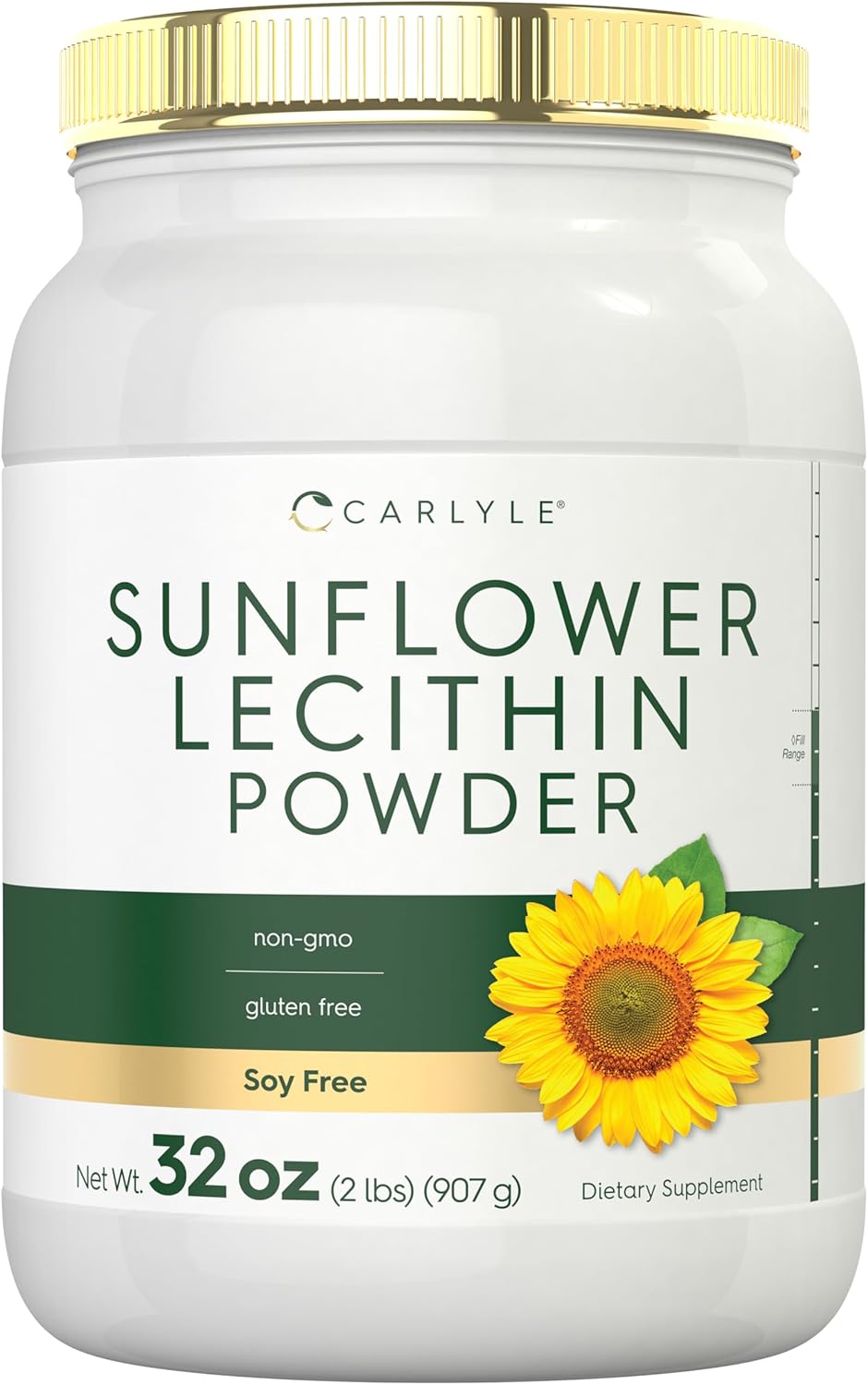 2-lb-carlyle-sunflower-lecithin-powder---unflavored-non-gmo-gluten-free---rich-in-phosphatidylcholine---vegetarian-friendly-1