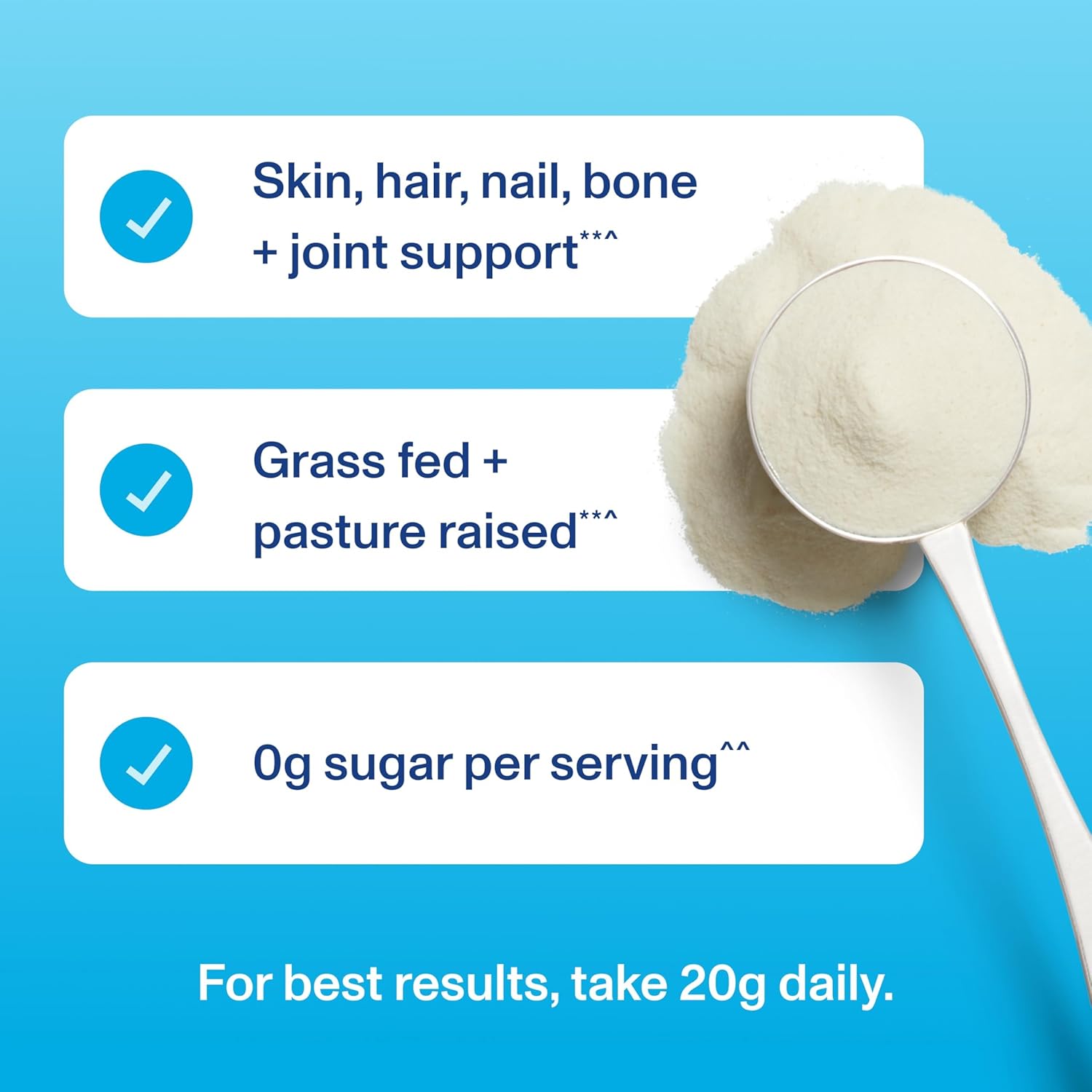 grass-fed-collagen-peptides-powder-for-hair-skin-nails-bones-and-joints-health---hydrolyzed-peptides-933oz---zero-sugar-unflavored-5