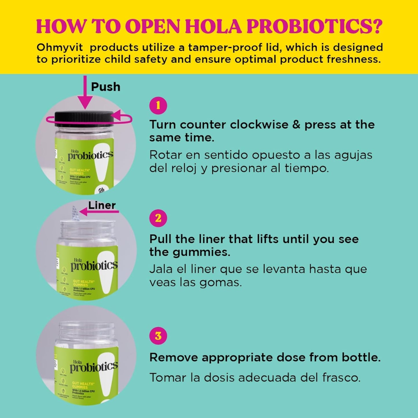 hola-probiotics-gummy---peach-flavored-daily-supplement-for-women-and-men---30-count-with-15-billion-cfus-6