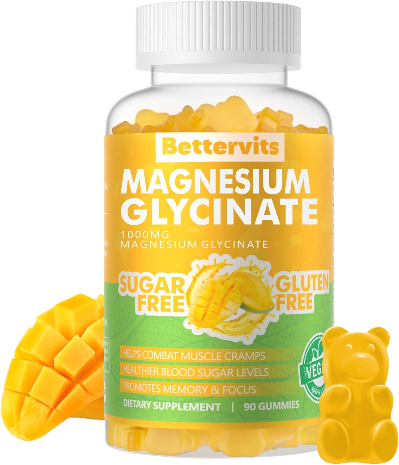 90-ct-bettervits-sugar-free-magnesium-glycinate-gummies---1000mg-potassium-supplement-with-vitamin-d-b6-coq10-for-calm-mood-sleep-support---mango-pineapple-flavor-1