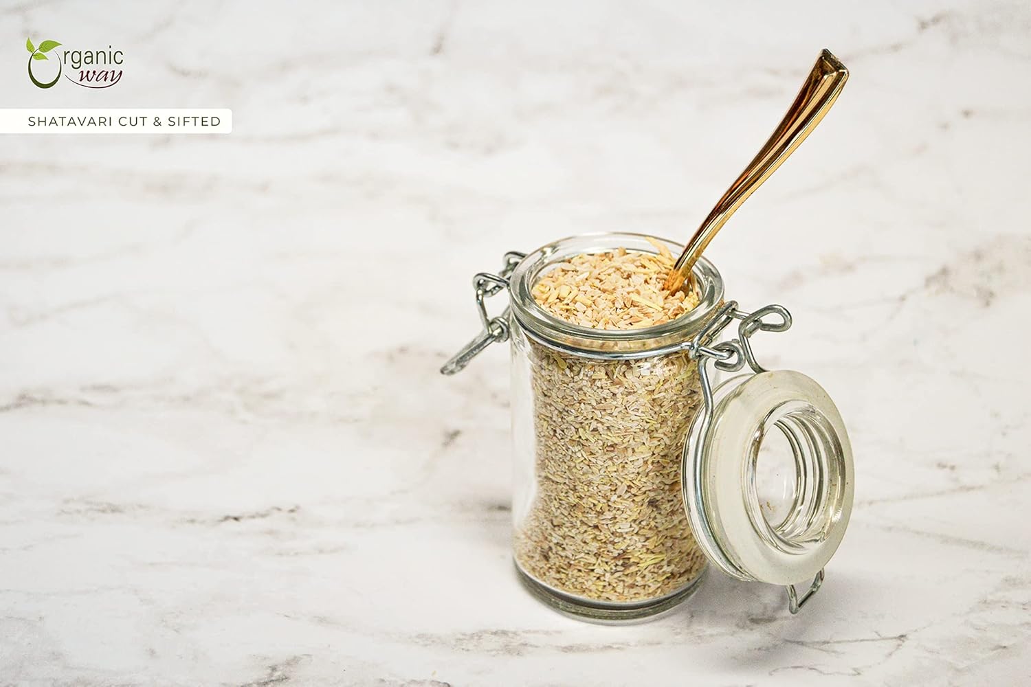 Organic Shatavari Cut & Sifted - Raw & Vegan | Non GMO & Gluten Free | USDA Certified | India-Origin | 1/2LBS - Espot.com.au