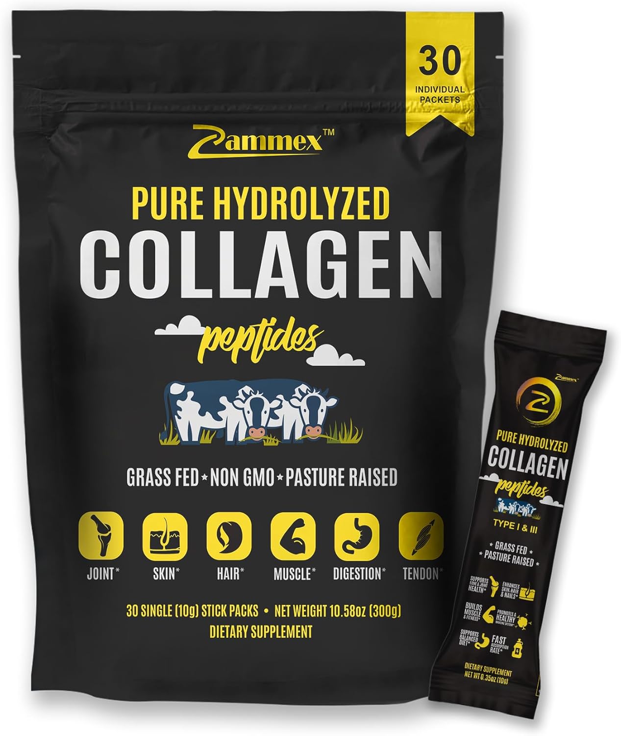 zammex-bone-broth-protein-collagen-peptides-powder-travel-packets---type-i-iii---convenient-on-the-go-packets-6