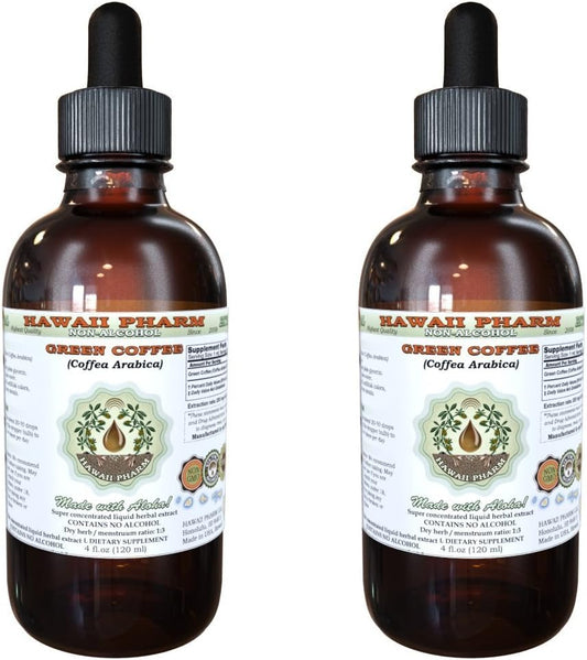 alcohol-free-green-coffee-liquid-extract---2x2-oz-glycerite-herbal-supplement-from-hawaii-pharm---coffea-arabica-dried-bean-1