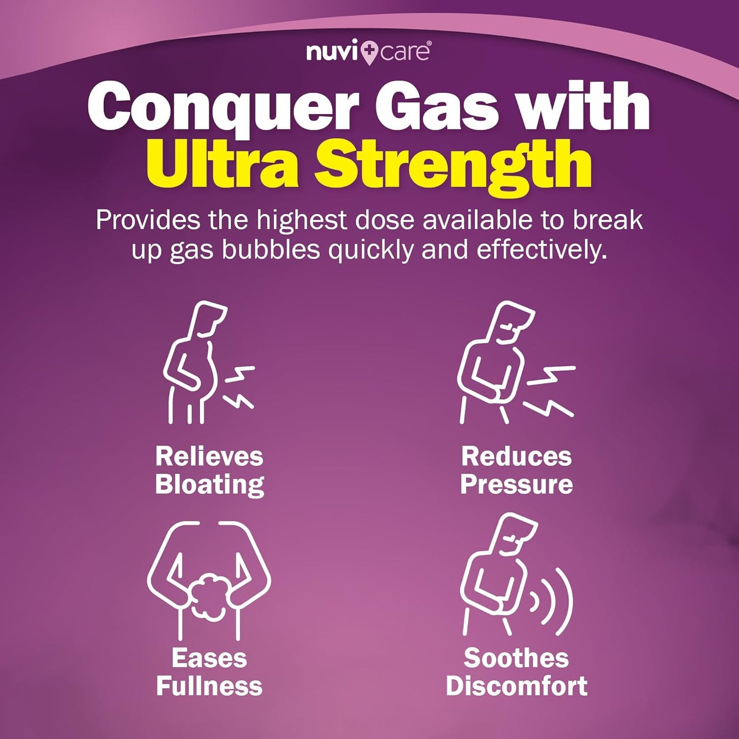 Ultra Strength Gas Relief Softgels (180mg) for Adults - Anti Gas & Bloating Relief - Compare to Phazyme - Stomach Gas Relief (100 Count) - Espot.com.au