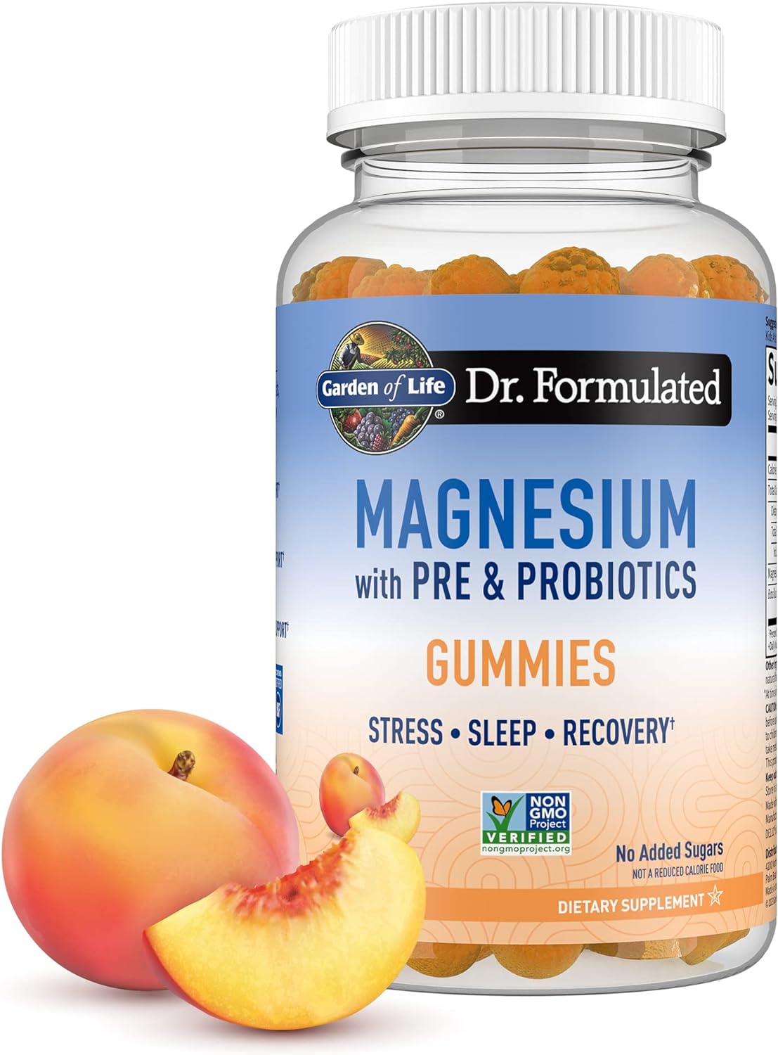 dr-formulated-magnesium-citrate-gummies-with-prebiotics-probiotics-for-stress-sleep-recovery---vegan-gluten-free---60-peach-gummies-1