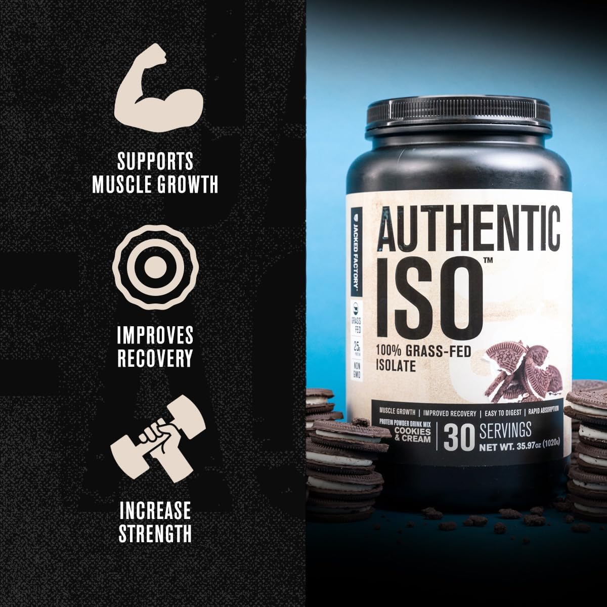 jacked-factory-grass-fed-whey-protein-isolate-powder---low-carb-non-gmo-muscle-building-protein-for-post-workout-recovery---cookies-cream-flavor-2