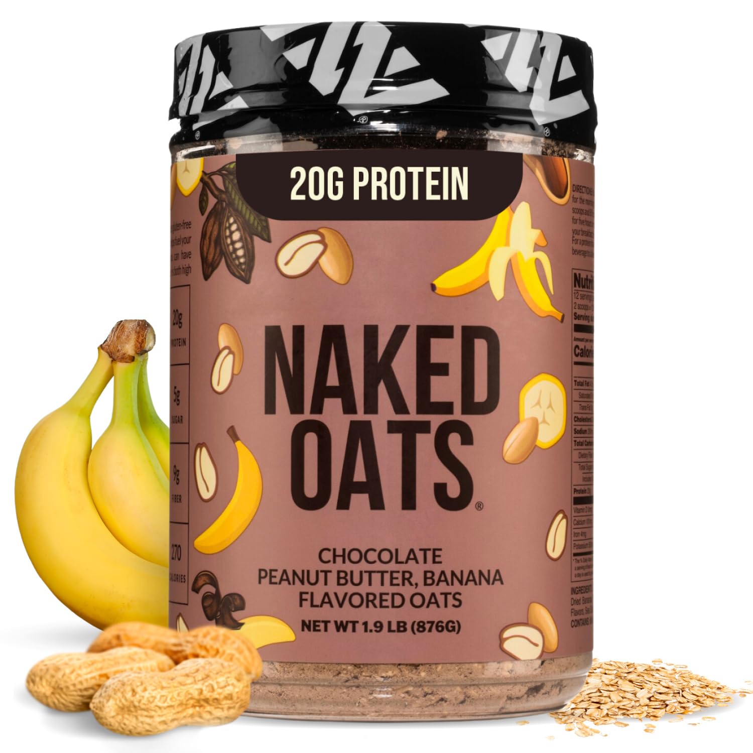 chocolate-peanut-butter-banana-whey-protein-overnight-oats---gluten-free-instant-breakfast-shake-with-high-protein-and-fiber-non-gmo---12-servings-1