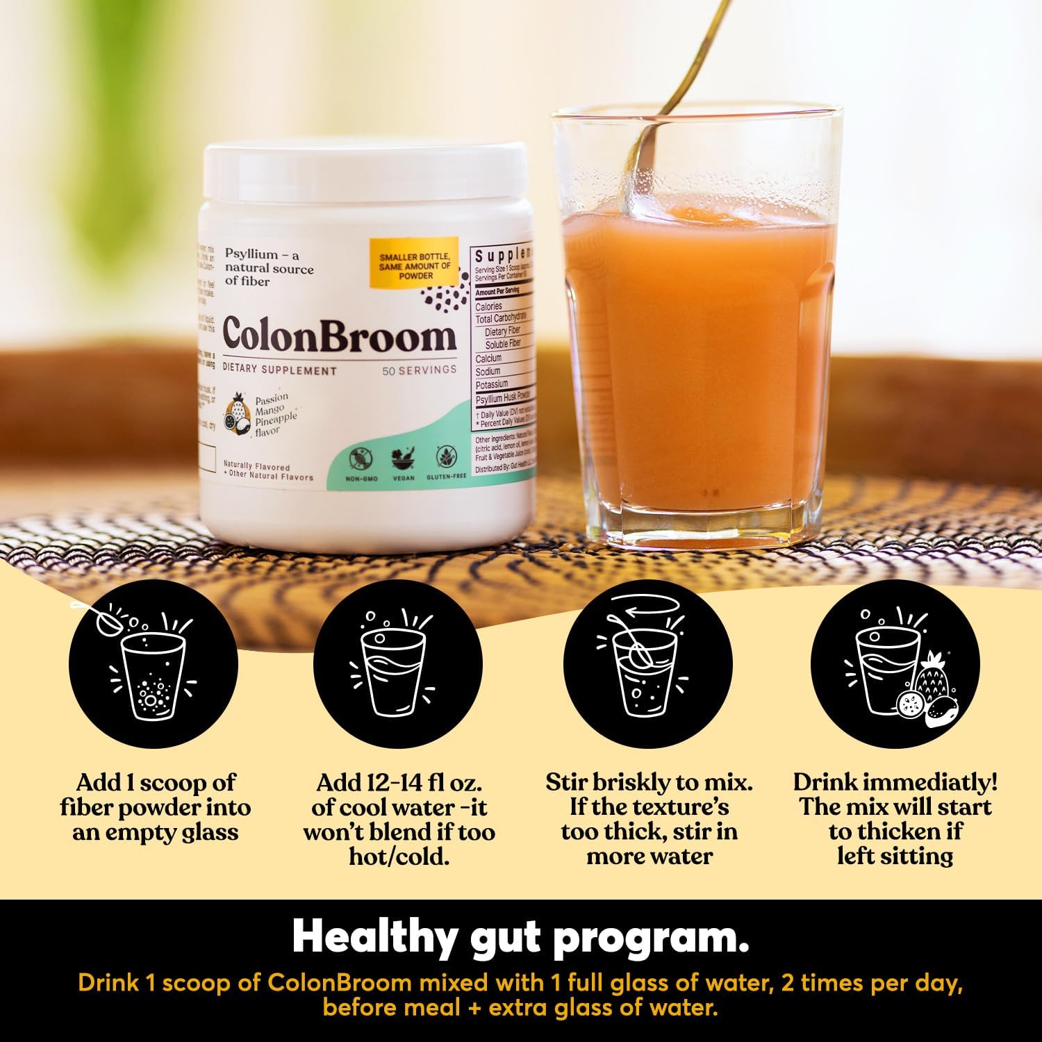 tropical-fruits-colonbroom-psyllium-husk-powder-with-stevia---vegan-fiber-supplement-for-gut-health-and-bloating-relief---100-servings-colon-cleanse-drink-7