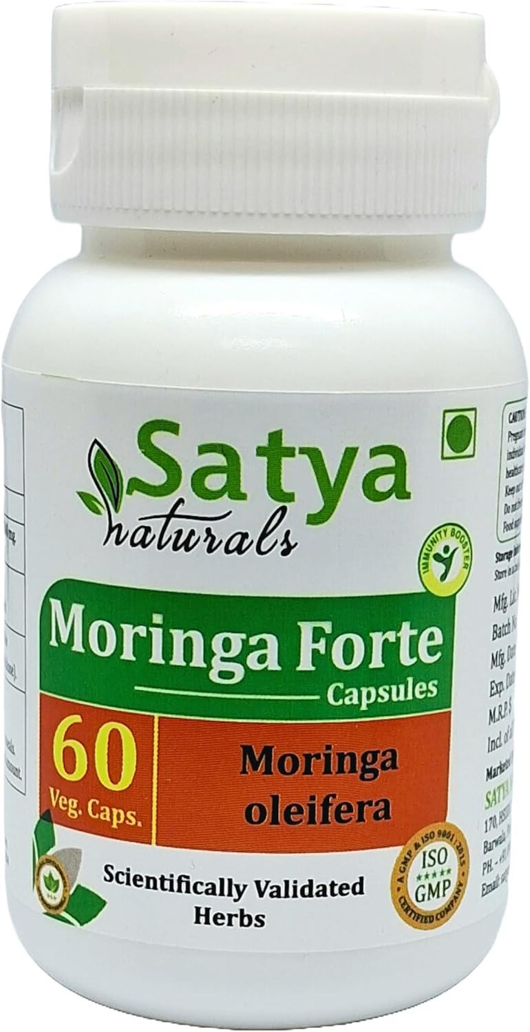 organic-satya-naturals-moringa-forte-capsules-500mg---60-vegetarian-capsules---ayurvedic-herbal-supplement-for-men-and-women---101-extract---1-bottle-of-60-capsules-1