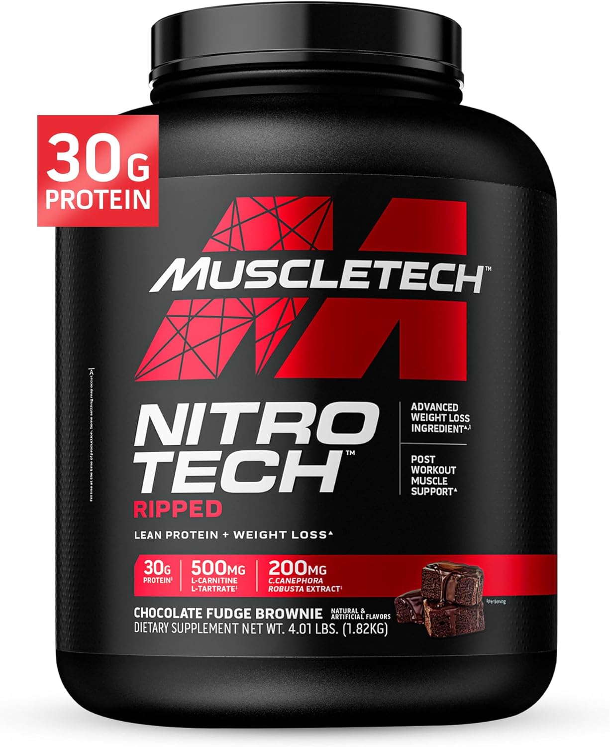 chocolate-fudge-brownie-muscletech-whey-protein-powder---4lb-nitro-tech-ripped-smoothie-mix-for-lean-muscle-fast-recovery---30g-whey-protein-for-women-men-1