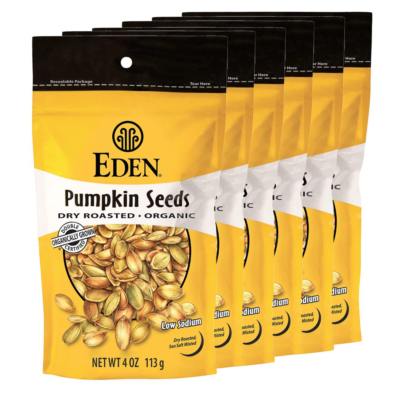 organic-dry-roasted-lightly-sea-salted-pumpkin-seeds-shelled-4-oz-pack-of-6-for-snacking-1