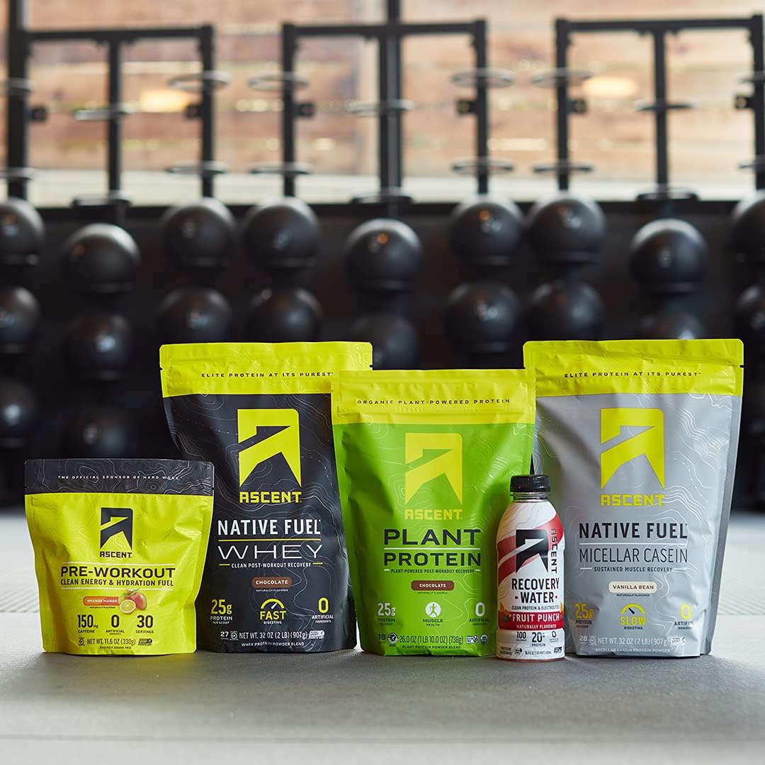 Chocolate Ascent Native Fuel Whey Protein Powder - 15 Convenient Single Serving Packets - Espot.com.au