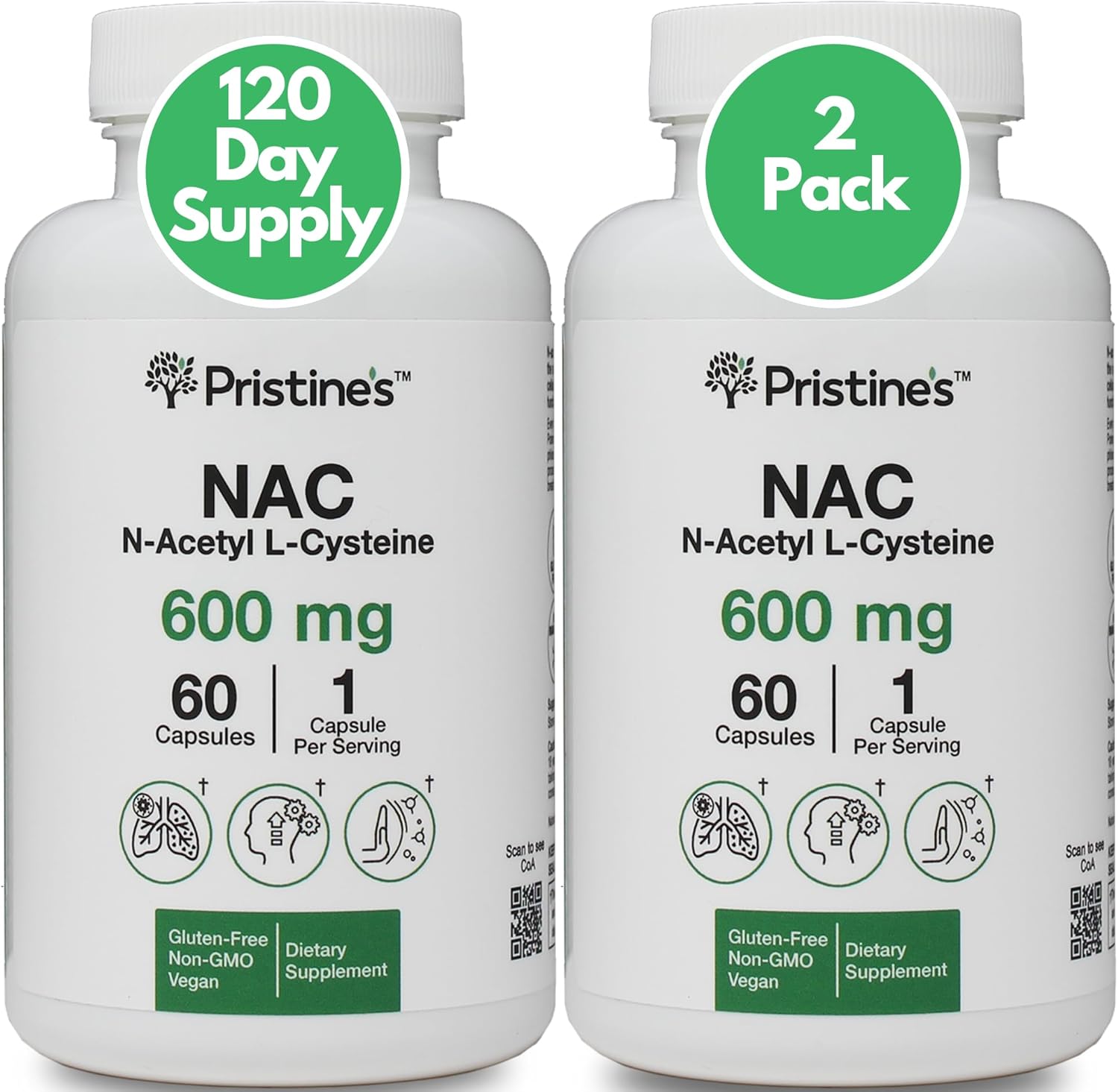 pristine-n-acetyl-l-cysteine-nac-600mg-capsules---240-count---immunity-antioxidant-support-supplement---mood-booster---vegan-gluten-free-non-gmo---4-month-supply-1