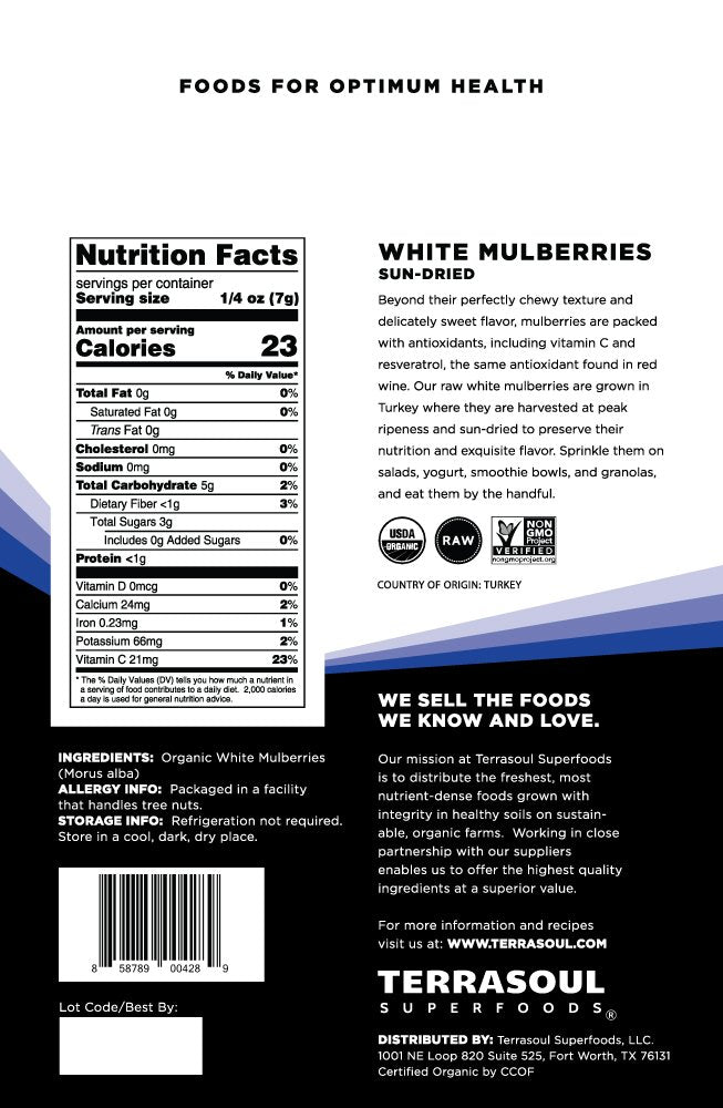 terrasoul-superfoods-organic-sun-dried-white-mulberries---4-lbs-total---sweet-superfood-snack-smoothie-booster-yogurt-topping---nutrient-packed-2