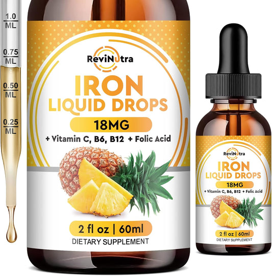 liquid-iron-supplement-with-folate-vitamin-c-b6-b12-for-anemia-energy-support-pineapple-flavor---2-fl-oz---women-men-kids-1