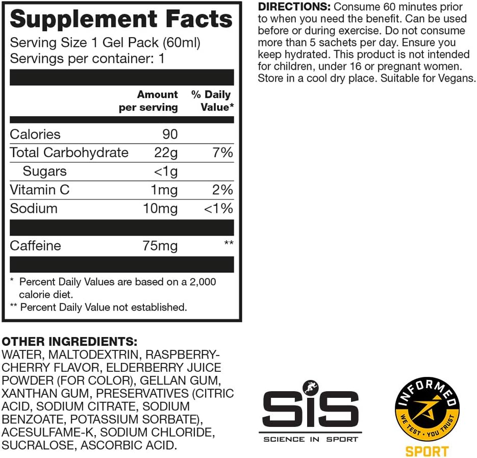 science-in-sport-energy-caffeine-gels---6-pack-22g-carbohydrates-75mg-caffeine-orange-flavor---fast-acting-endurance-sport-energy-4