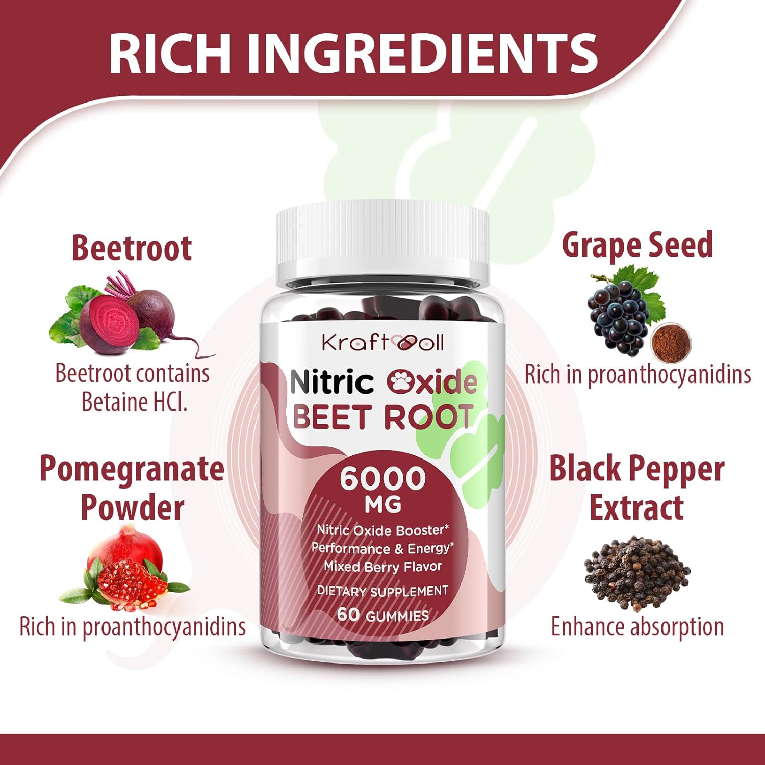 powerful-nitric-oxide-beet-root-gummies-6000mg---sugar-free-supplement-with-beetroot-grapeseed-pomegranate-vitamin-c-b12---mixed-berry-flavor-60-gummies-3