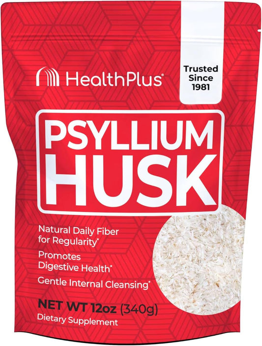 health-plus-psyllium-husk-powder-12-oz---48-servings-natural-detox-daily-fiber-supplement-for-constipation-relief-gentle-gut-cleanse-ideal-for-keto-baking-1