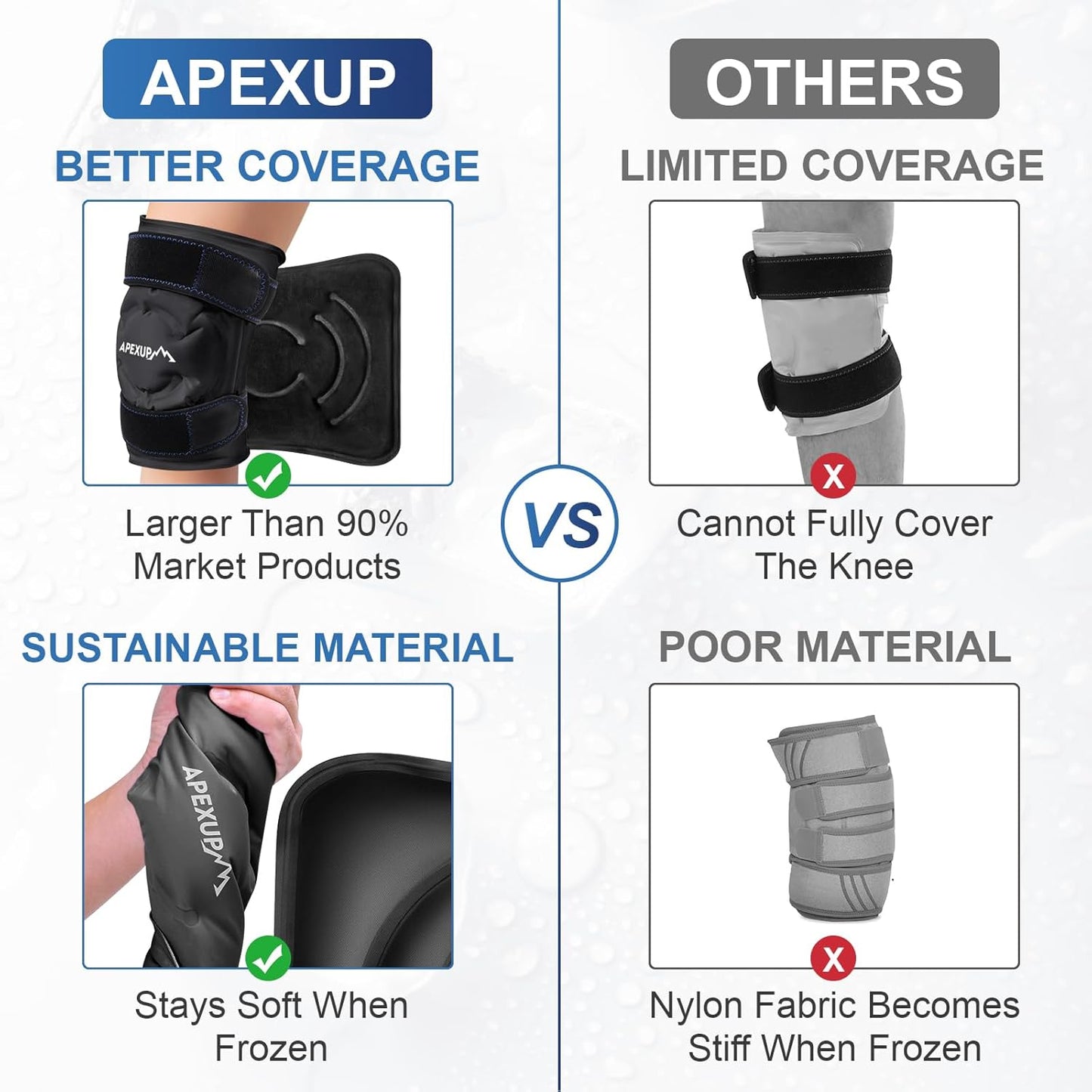 apexup-xxl-reusable-ice-pack-wrap-for-knee-pain-relief---flexible-gel-cold-pack-for-injuries---pain-relief-for-knee-back-shoulder-elbow-ankle-and-leg---black-1-pack-6