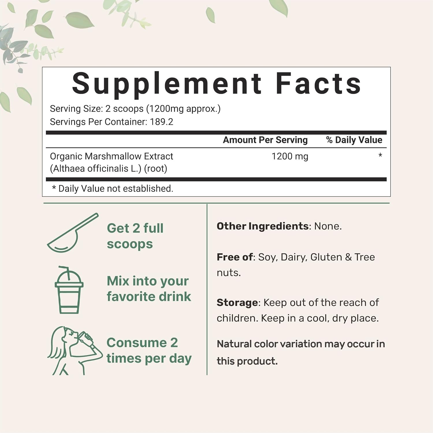 organic-marshmallow-root-powder---8oz---filler-free-digestive-health-support---non-gmo-vegan---traditional-use-2