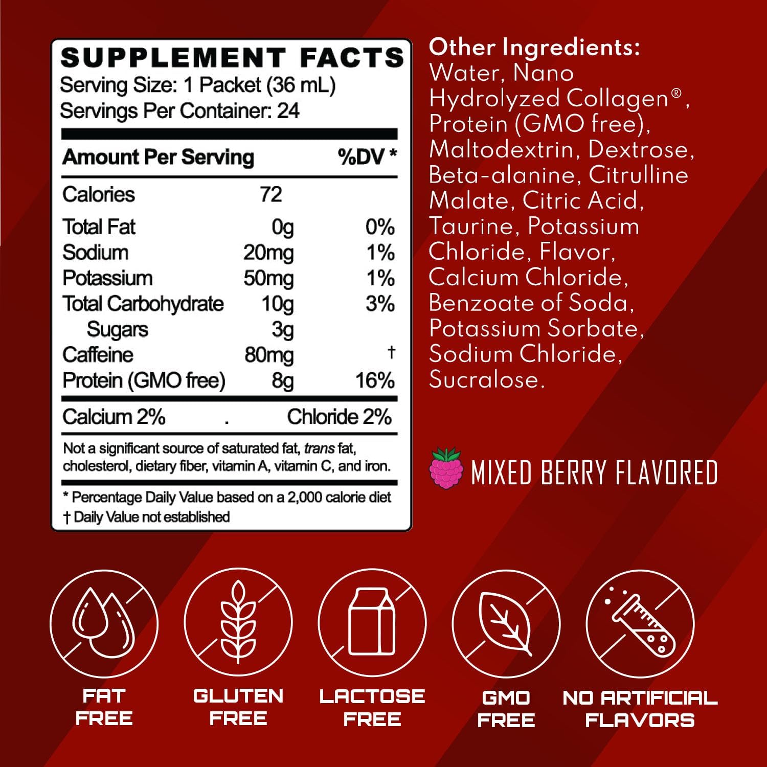 Bundle: Frog Fuel Power Protein & Pre Workout Shots, 1500mg Beta Alanine, 15g Collagen, Grass-Fed, 1.2 oz Packets, 48 Pack - Energized for Pre & Post Workout - Espot.com.au