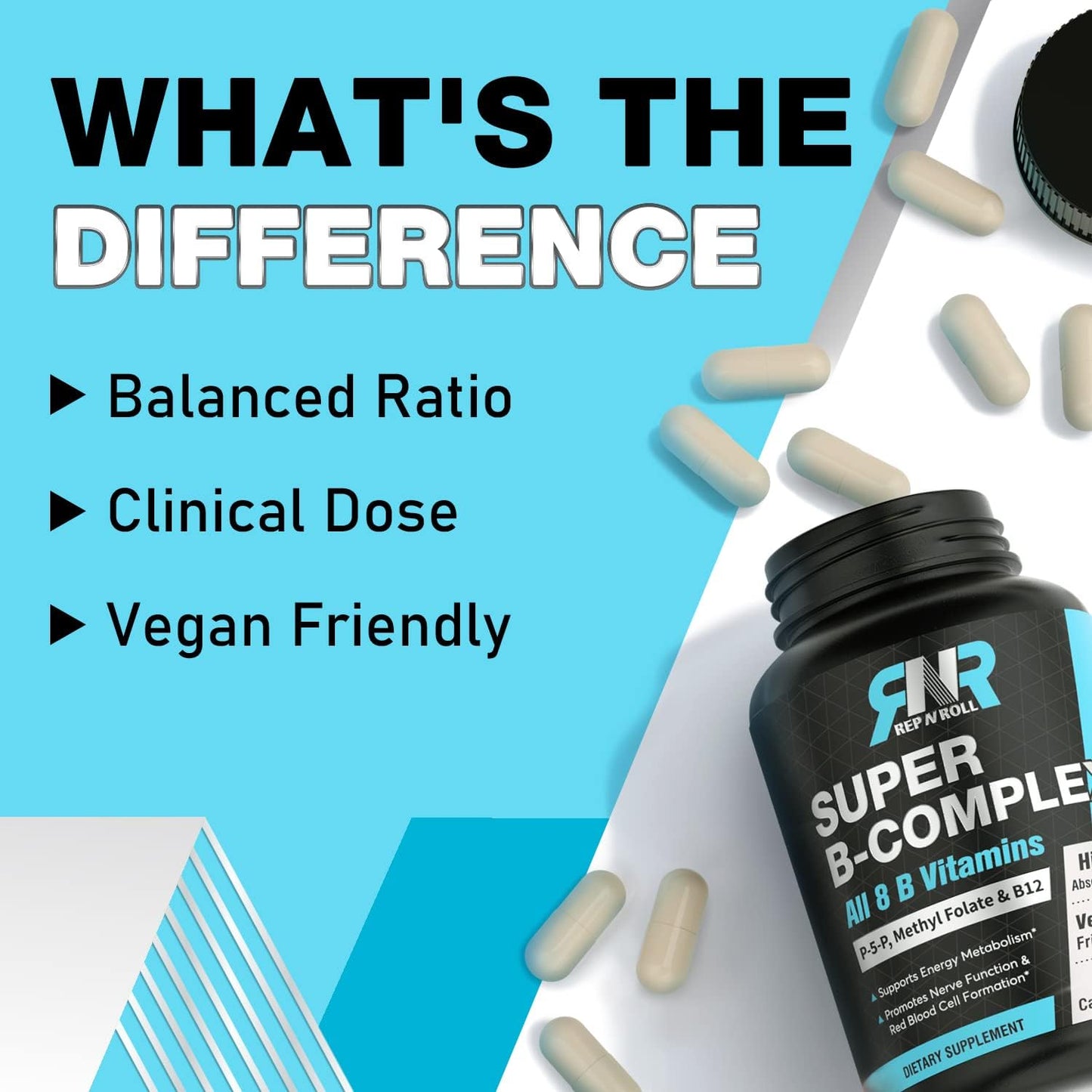 rep-n-roll-super-b-complex-with-methyl-folate-methyl-b12-p-5-p-d-biotin-niacinamide---60-vegan-capsules-for-energy-production-high-absorption-6