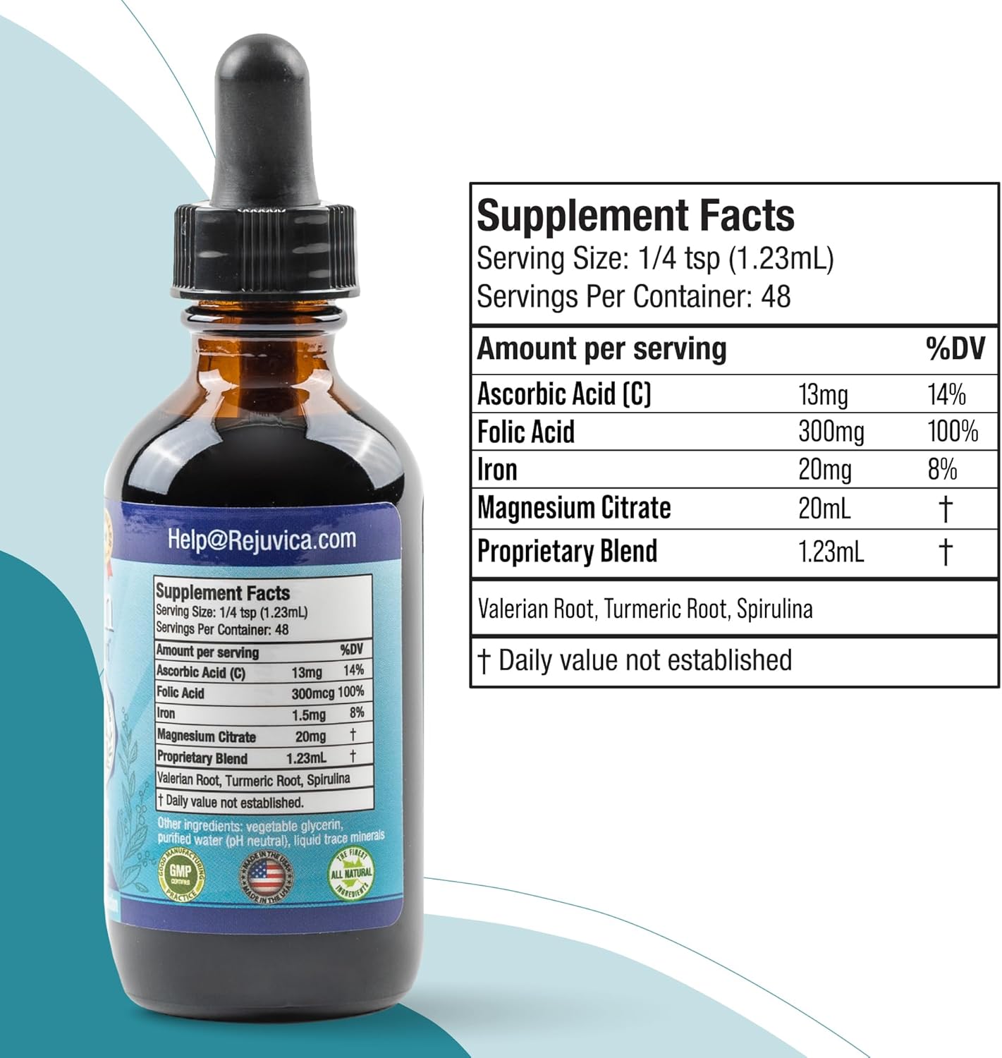 liquid-leg-support-supplement-with-vitamin-c-iron-valerian-turmeric-magnesium-for-better-absorption---rejuvica-health-restavin---advanced-formula-6
