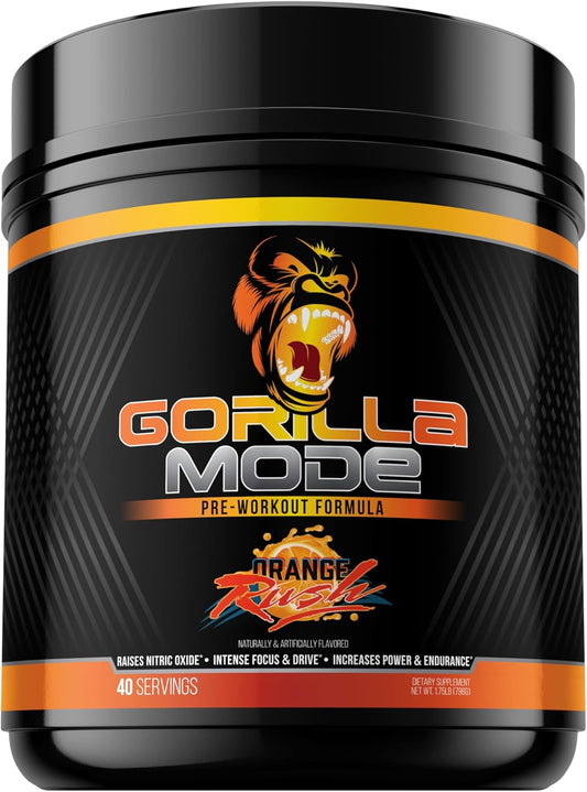 gorilla-mind-gorilla-mode-pre-workout-supplement---enhanced-energy-focus-and-power---l-citrulline-creatine-l-tyrosine-betaine-alpha-gpc-huperzine-a---orange-rush-flavor---796g-1