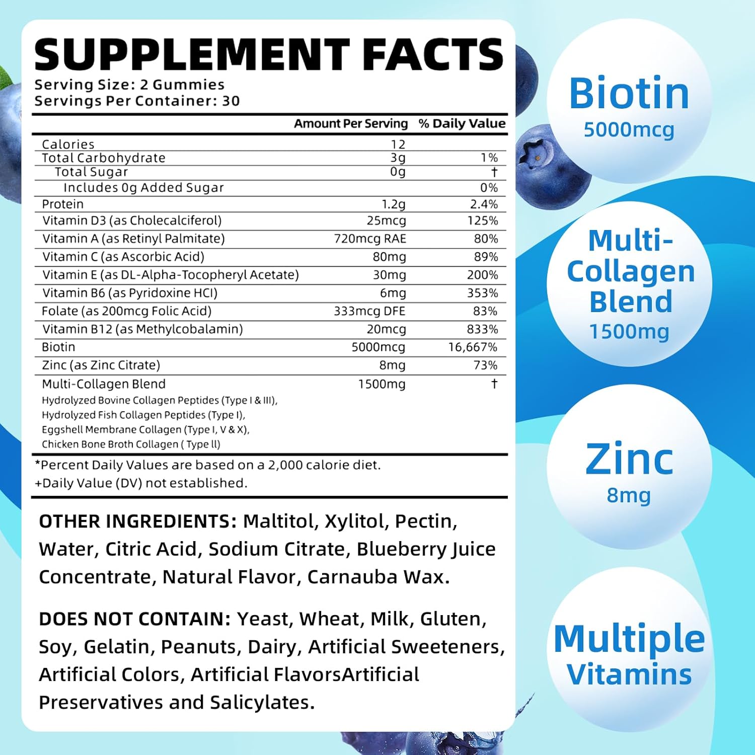 sugar-free-collagen-peptides-gummies-with-biotin-multi-vitamins---1500mg-collagen-types-i-ii-iii-v-x---healthy-skin-hair-nails---immune-digestion-bone-support---women-men-2
