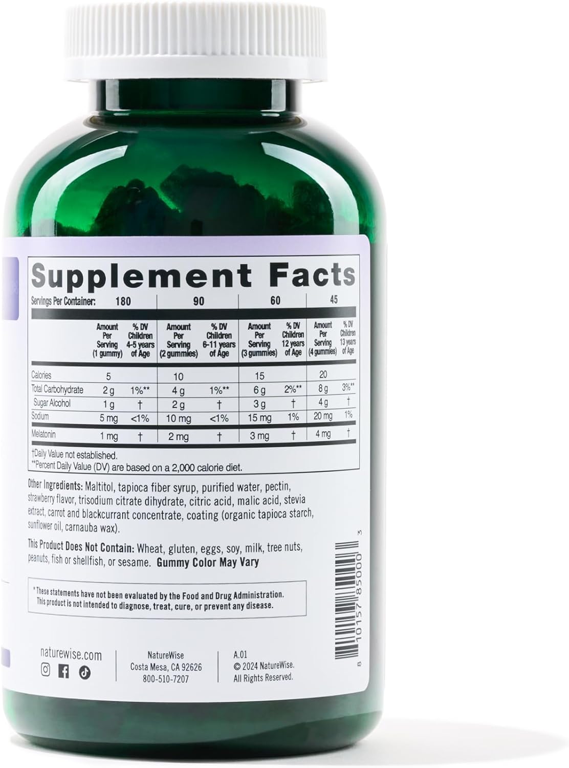 natural-sleep-aid-for-kids---melatonin-1-mg-gummies-sugar-free-strawberry-flavored---vegan-gluten-free-non-gmo---180-count---ages-4-up-non-habit-forming---6-month-supply-8