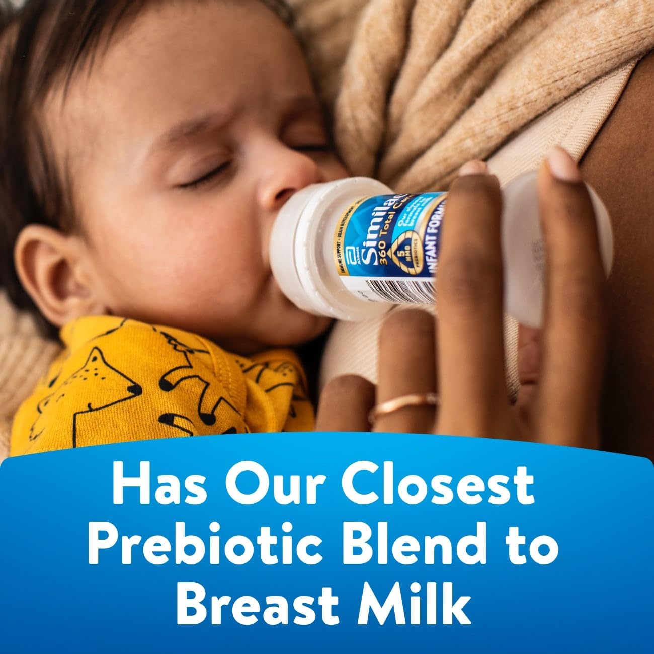 Similac 360 Total Care Infant Formula: Non-GMO Ready to Feed Baby Formula with 5 HMO Prebiotics, Closest to Breast Milk, 2-fl-oz Bottle (Pack of 12) - Espot.com.au