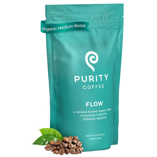 organic-medium-roast-whole-bean-coffee---purity-coffee-flow---usda-certified---specialty-grade-arabica---third-party-tested---12-oz-bag-1
