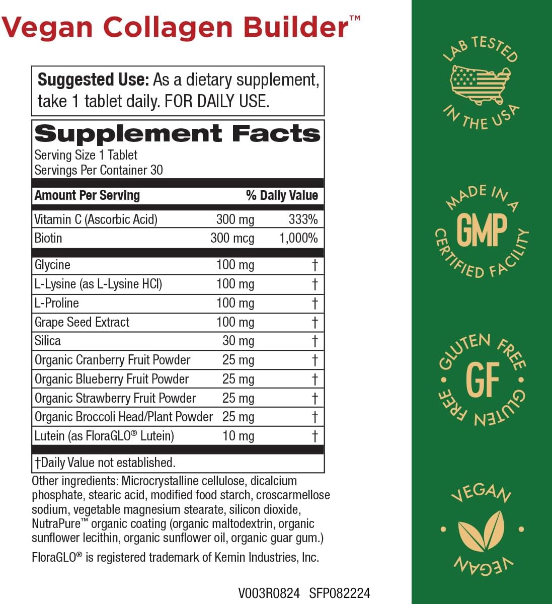 organic-vegan-collagen-builder-with-whole-foods-silica-lutein-vitamin-c-biotin-grape-seed---amino-acids-for-collagen-boost---30-tablets-2