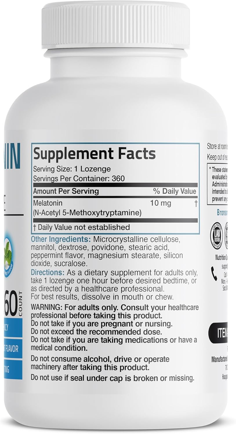 bronson-melatonin-10-mg-fast-dissolve-peppermint-tablets---360-chewable-vegetarian-lozenges-for-relaxation-2