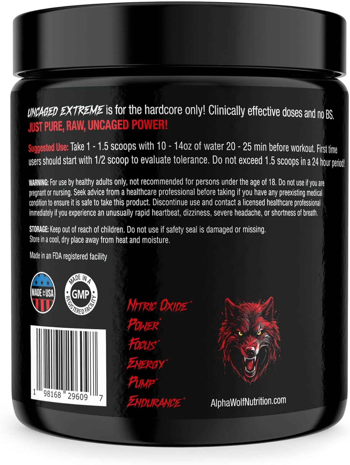 extreme-energy-pre-workout-powder-with-nitric-oxide-muscle-pump---l-citrulline-beta-alanine-rhodiola-rosea---30-servings---122-lbs---cherry-lime-flavor-3