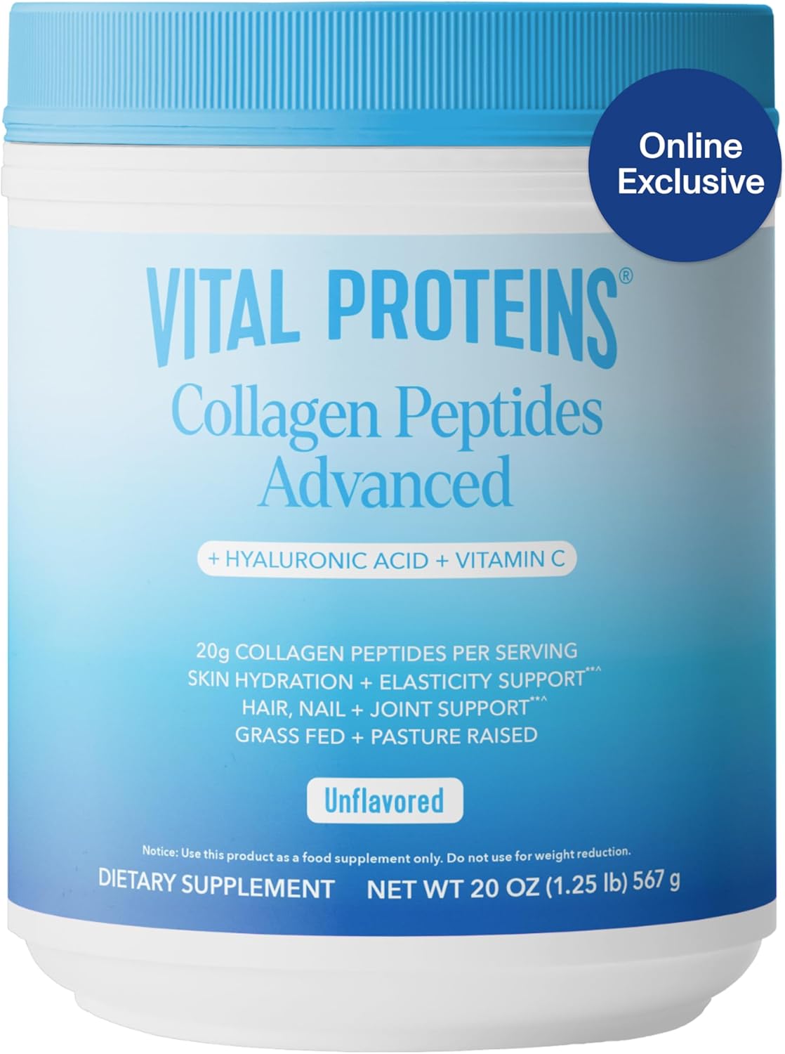 20-oz-unflavored-collagen-peptides-powder-with-hyaluronic-acid-and-vitamin-c-by-vital-proteins---boost-skin-health-and-joint-support-1